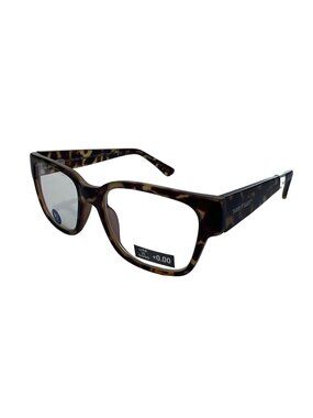 Life Is Good Honora Glasses +0.00 Blue Light Blocking Brown Tortoise Readers NEW